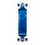 SCSK8 Pro Blue Stained Maple Drop Down 40" Longboard Skateboard Complete
